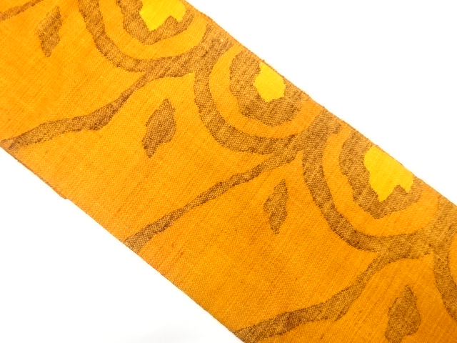 JAPANESE NAGOYA OBI / MAWATA TSUMUGI / WOVEN ABSTRACT